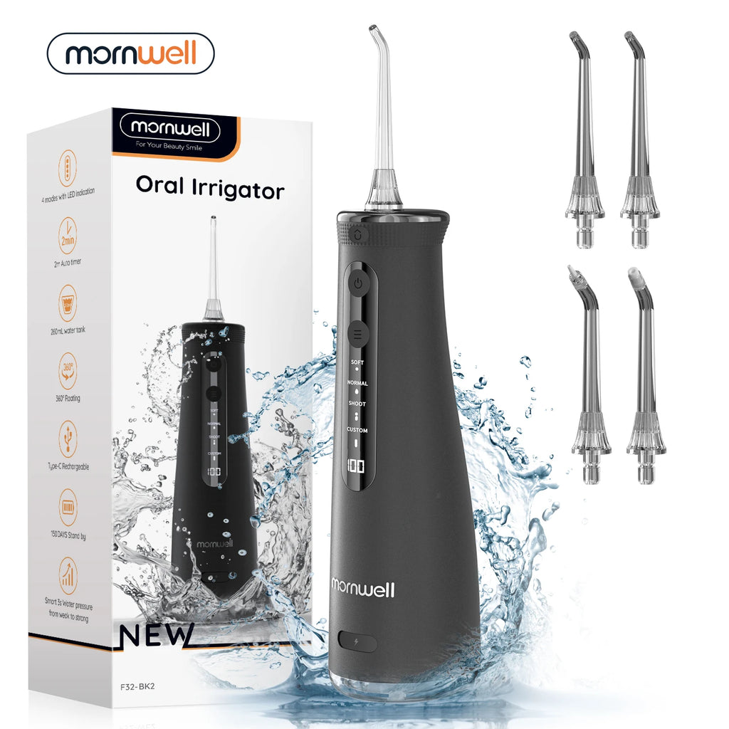 Portable Cordless Water Flosser for Teeth Cleaning