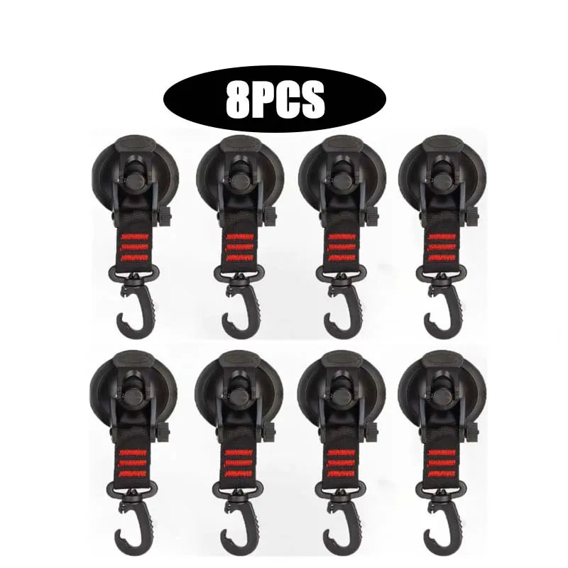 Heavy-Duty Suction Cup Anchor Hooks for Camping and Travel