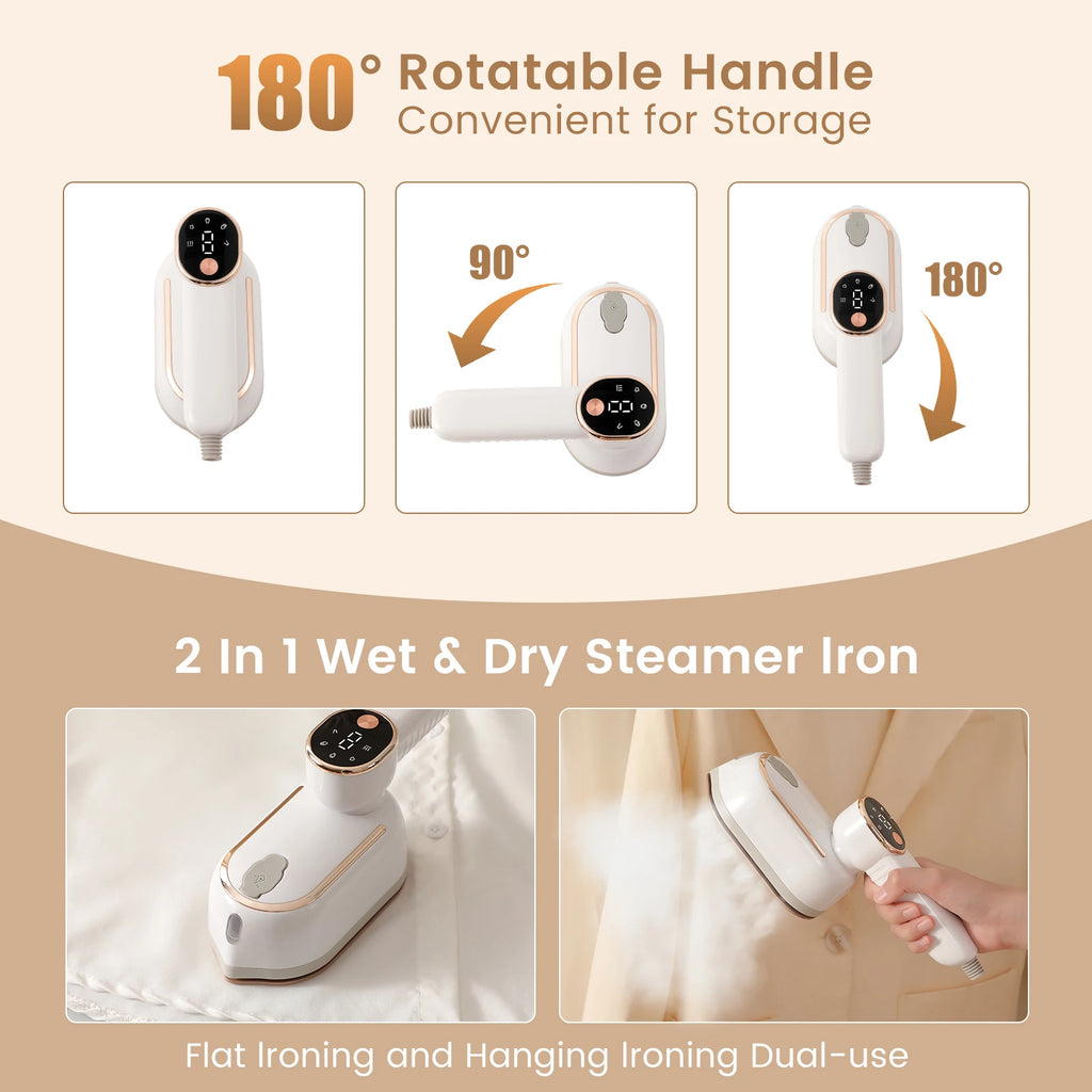 Portable Handheld Steam Iron for Garments