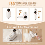 Portable Handheld Steam Iron for Garments