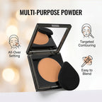 Matte Oil-Control Pressed Setting Powder for Face Makeup
