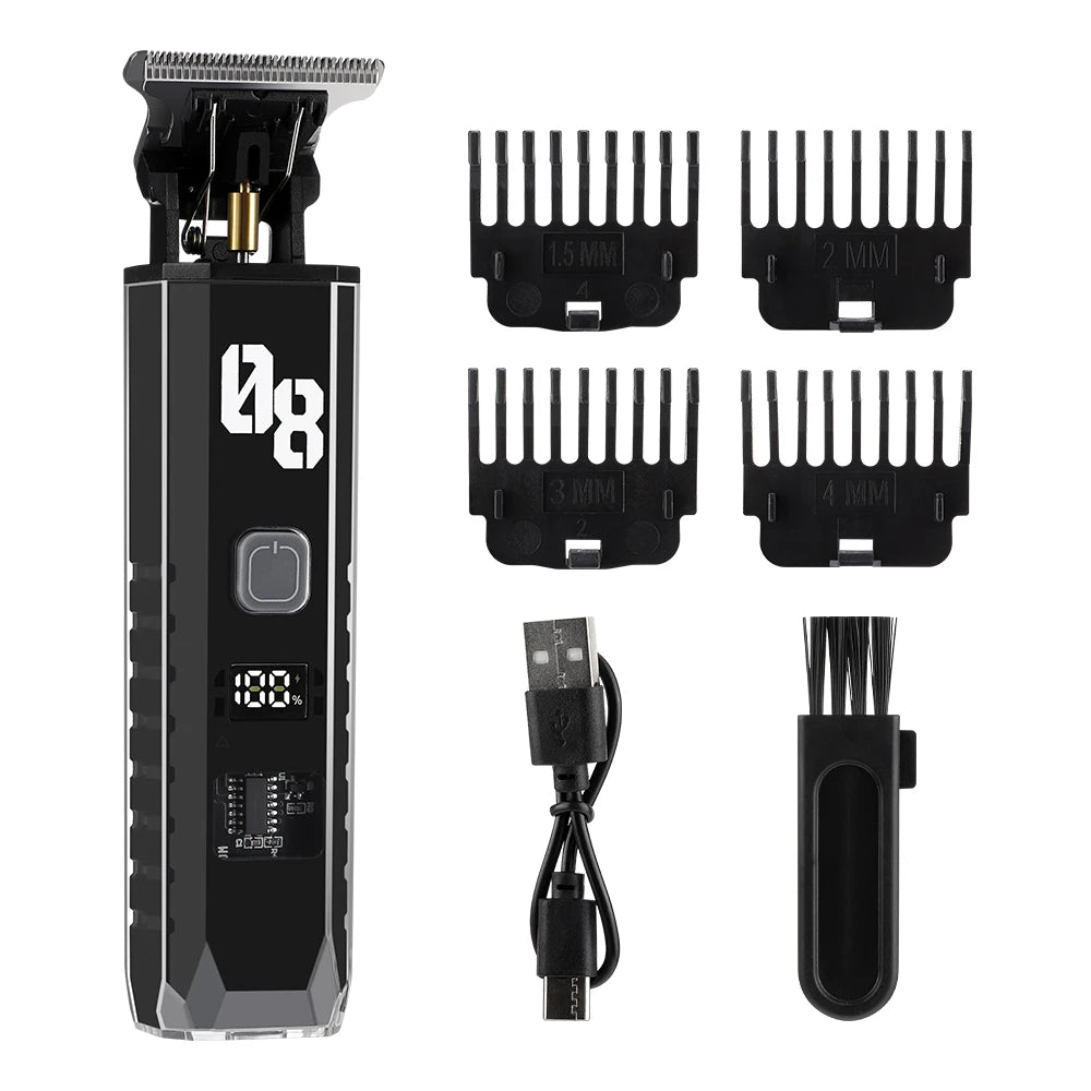 Professional Cordless Electric Hair Trimmer and Grooming Clipper - 7