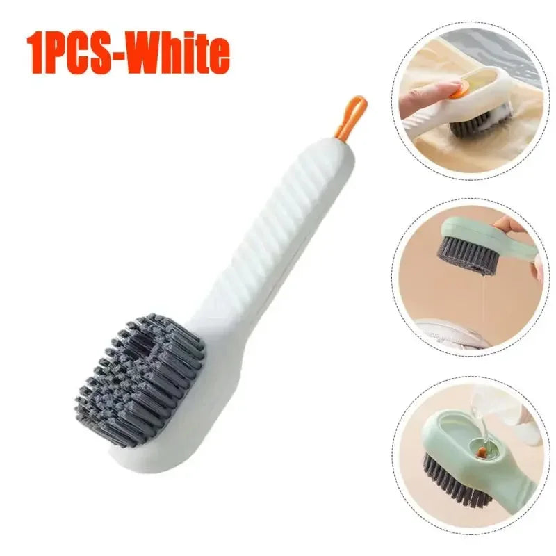 Multifunctional Liquid Dispensing Cleaning Brush