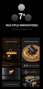 Ultrasonic Essential Oil Diffuser and Humidifier with LED Night Light