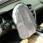 Heat-Reflective Car Steering Wheel Sun Shade Cover