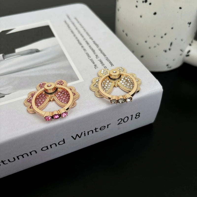 Butterfly Diamond Ring Phone Holder and Stand