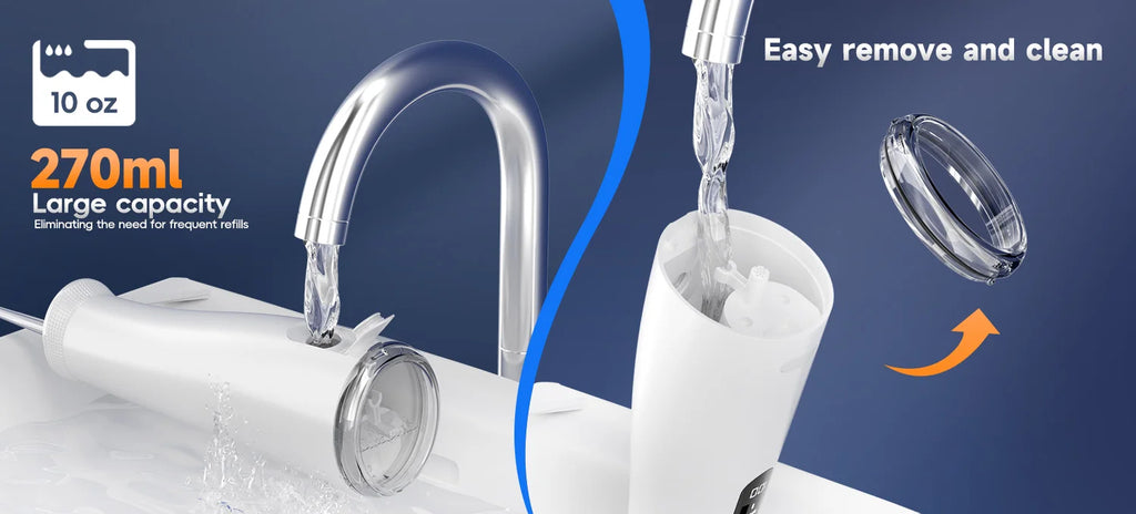 Electric Toothbrush and Water Flosser Combo