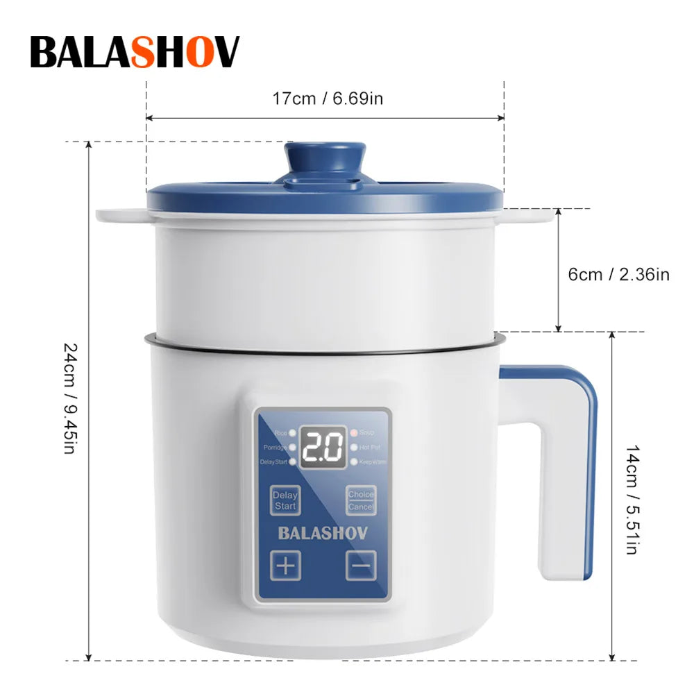 Compact Intelligent Electric Mini Rice Cooker