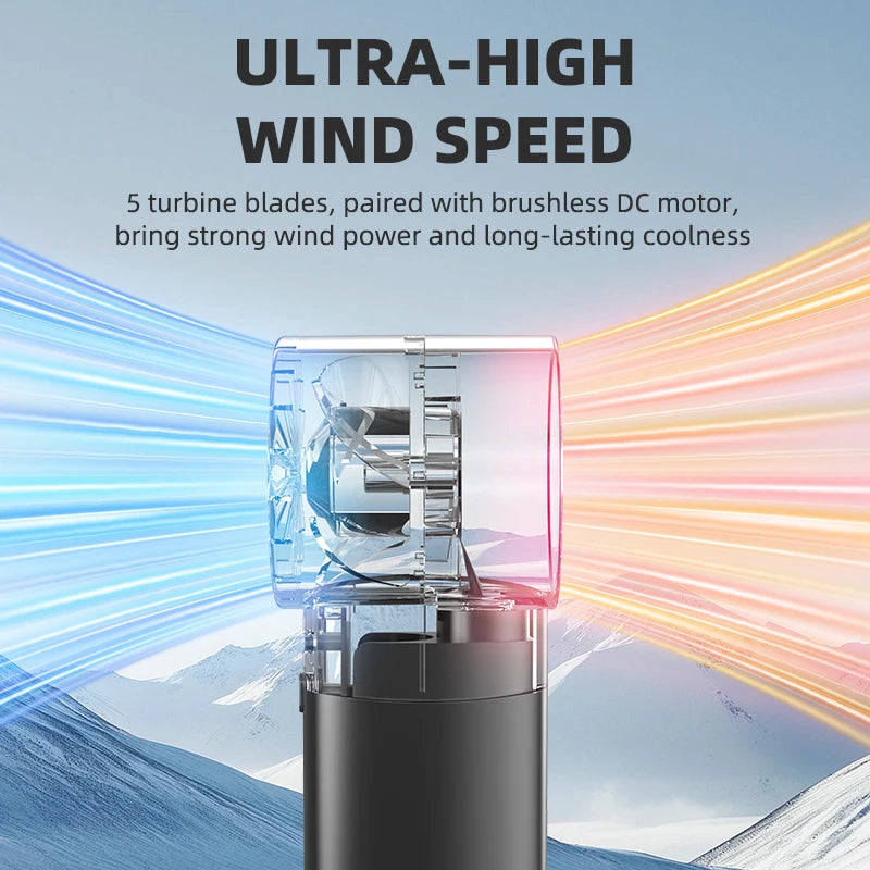 Portable Handheld Misting Fan for Summer Cooling