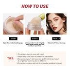 Matte Pink Loose Setting Powder for Oil Control and Pore Blurring