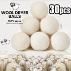 Reusable Organic Wool Dryer Balls for Laundry