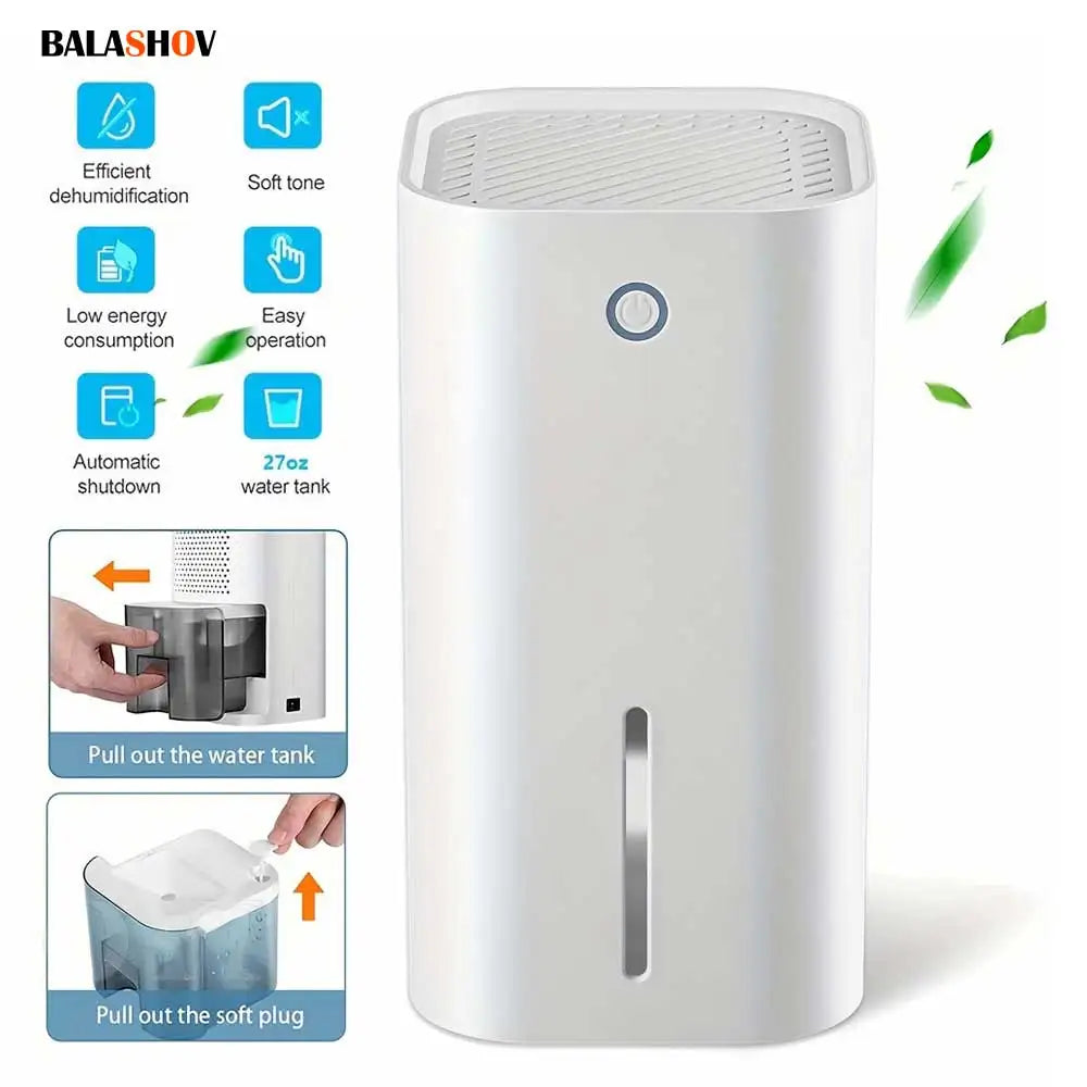 Compact Portable Dehumidifier for Home and Office - 1