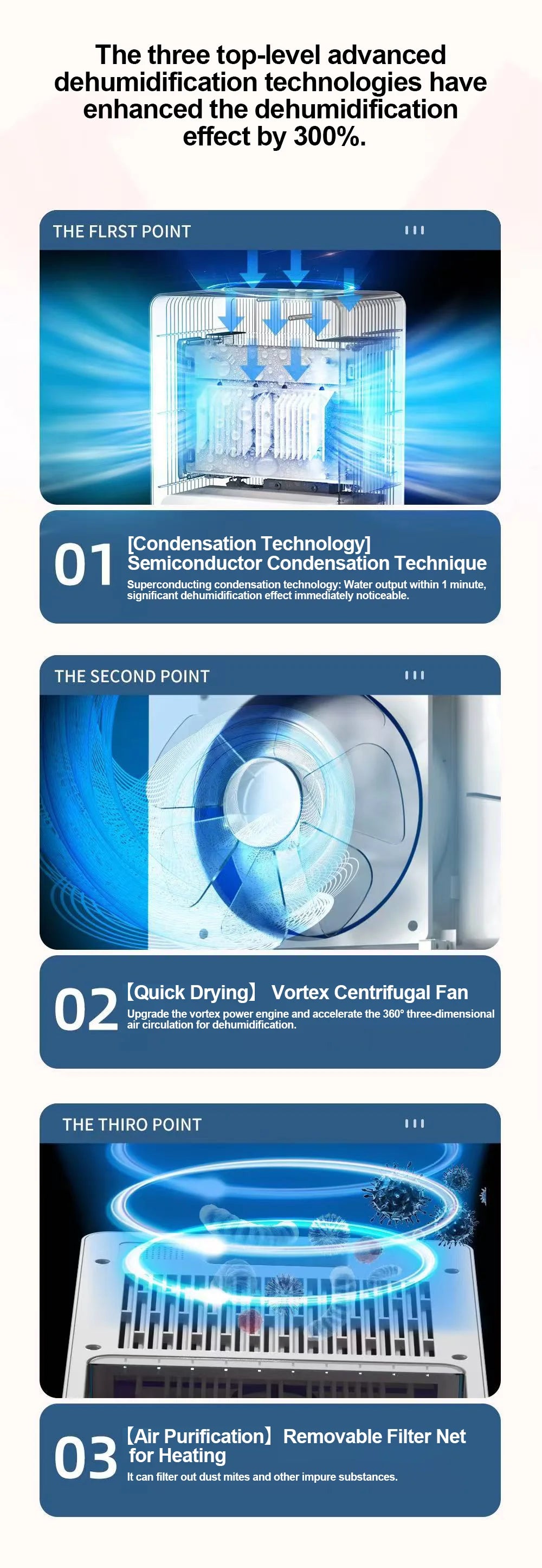 Electric Air Dehumidifier for Home and Basement - 17