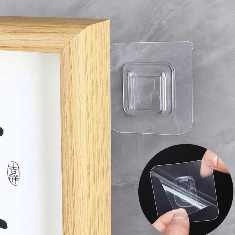 Double-Sided Adhesive Wall Hooks for Storage