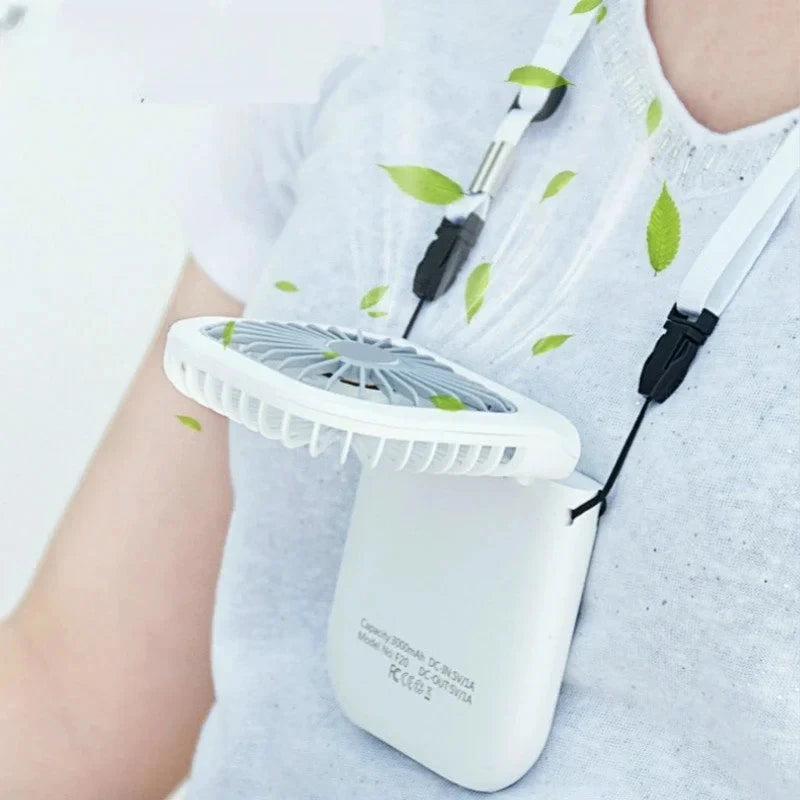 3-in-1 Portable Foldable Handheld and Neck Fan - 5