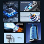 Portable Handheld Ice Cooling Fan with Adjustable Speed