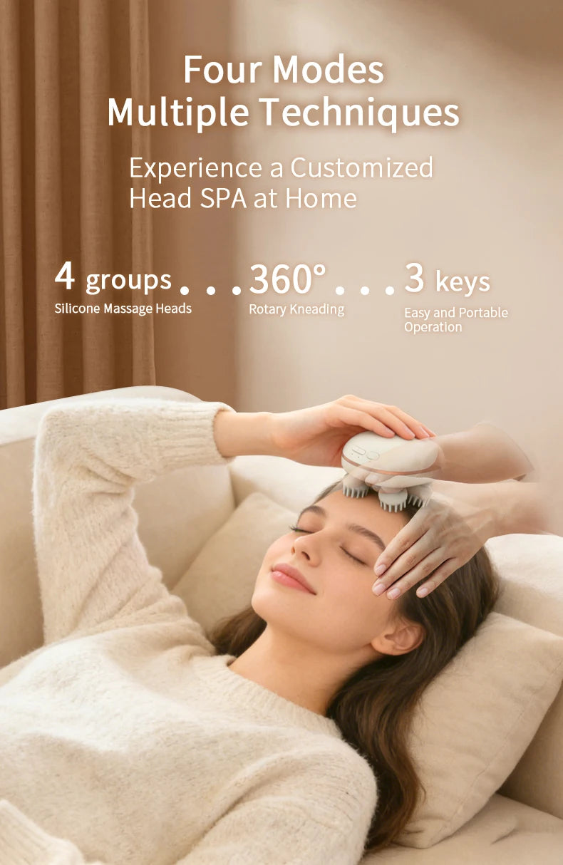 Electric Cordless Scalp and Body Massager