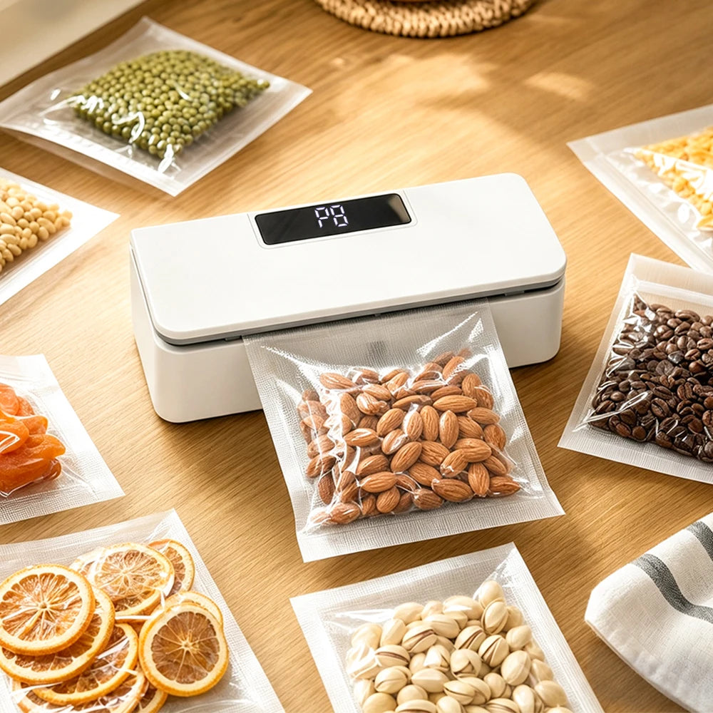 Rechargeable Handheld Mini Bag Sealer with Cutter