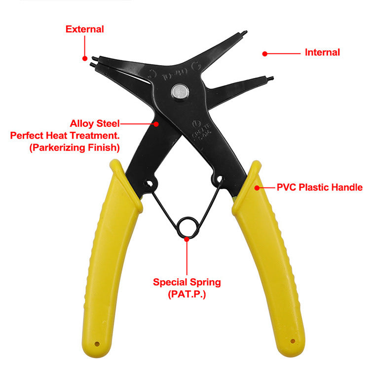 2-in-1 Dual Purpose Circlip Pliers for Automotive Repair