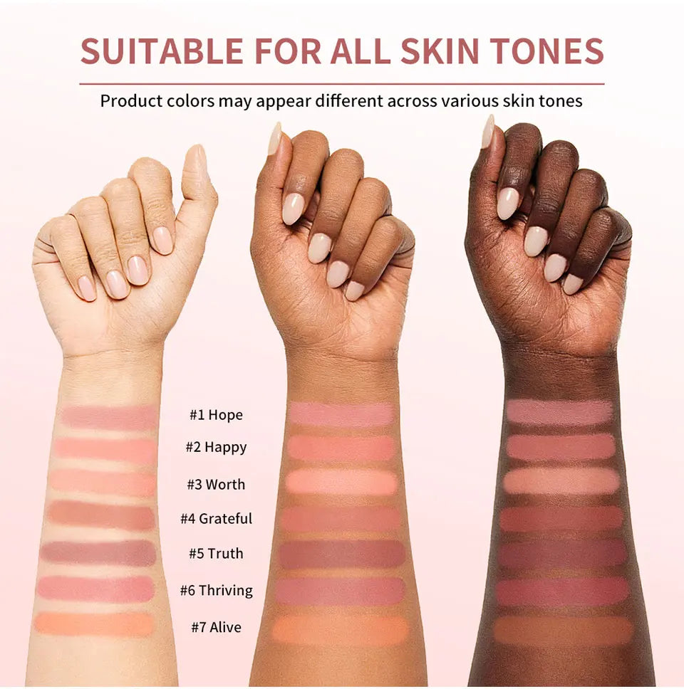 Matte Cream to Powder Bouncy Blush for Natural Flush