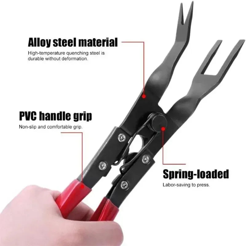 Auto Trim and Door Panel Clip Removal Pliers - 8