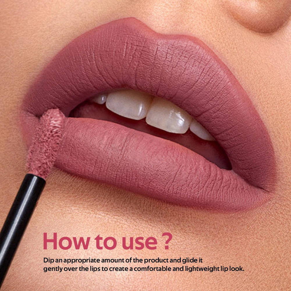 Long-Lasting Waterproof Matte Lip Tint - 4