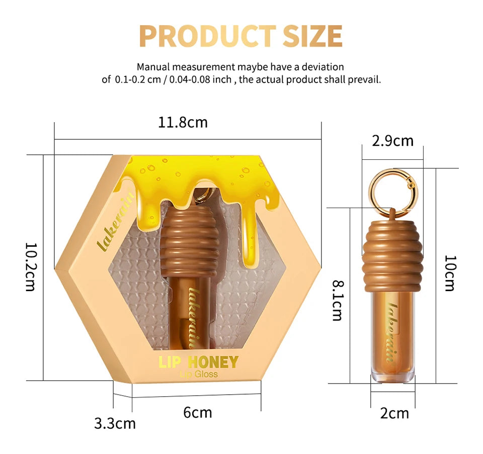 Honey and Chocolate Moisturizing Lip Gloss Duo Set