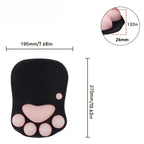Ergonomic Cat Paw Wrist Rest Mouse Pad