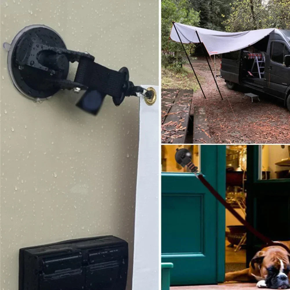 Heavy-Duty Suction Cup Anchors for Camping and Car Awnings