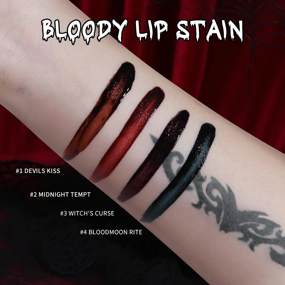 Bloody Matte Liquid Lip Stain for Halloween and Gothic Makeup - 13
