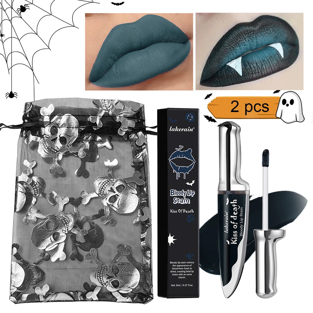 Bloody Matte Liquid Lip Stain for Halloween and Gothic Makeup - 21