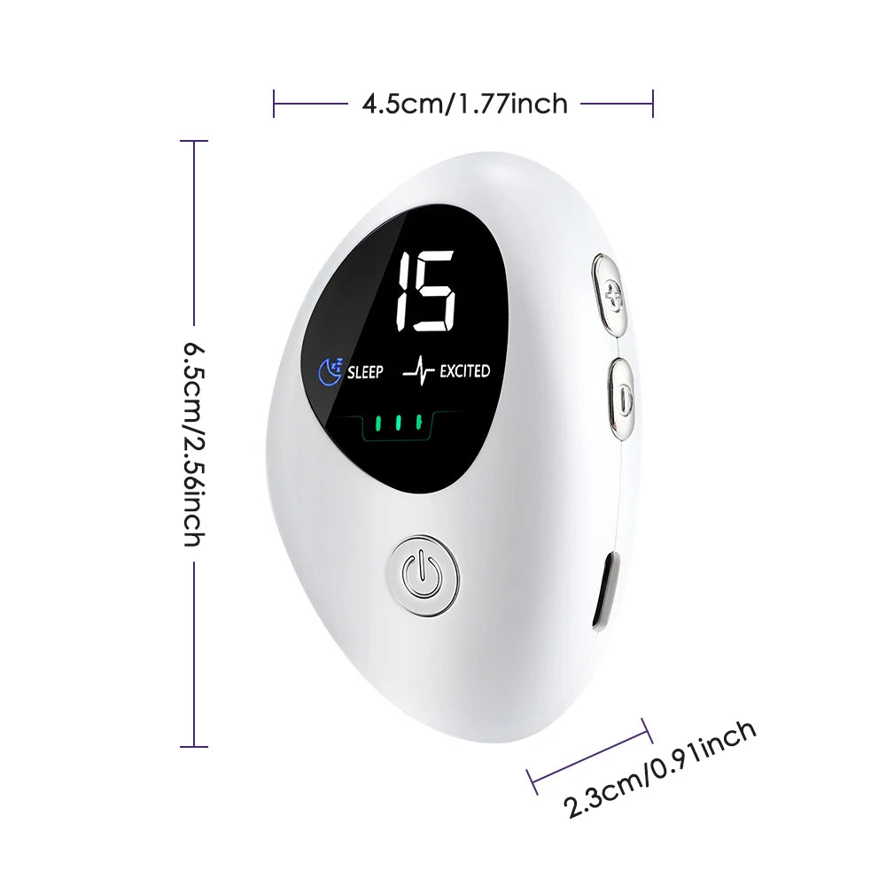 Microcurrent Handheld Sleep Aid Device for Stress and Anxiety Relief