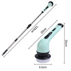 9-in-1 Electric Cordless Spin Scrubber for Deep Home Cleaning