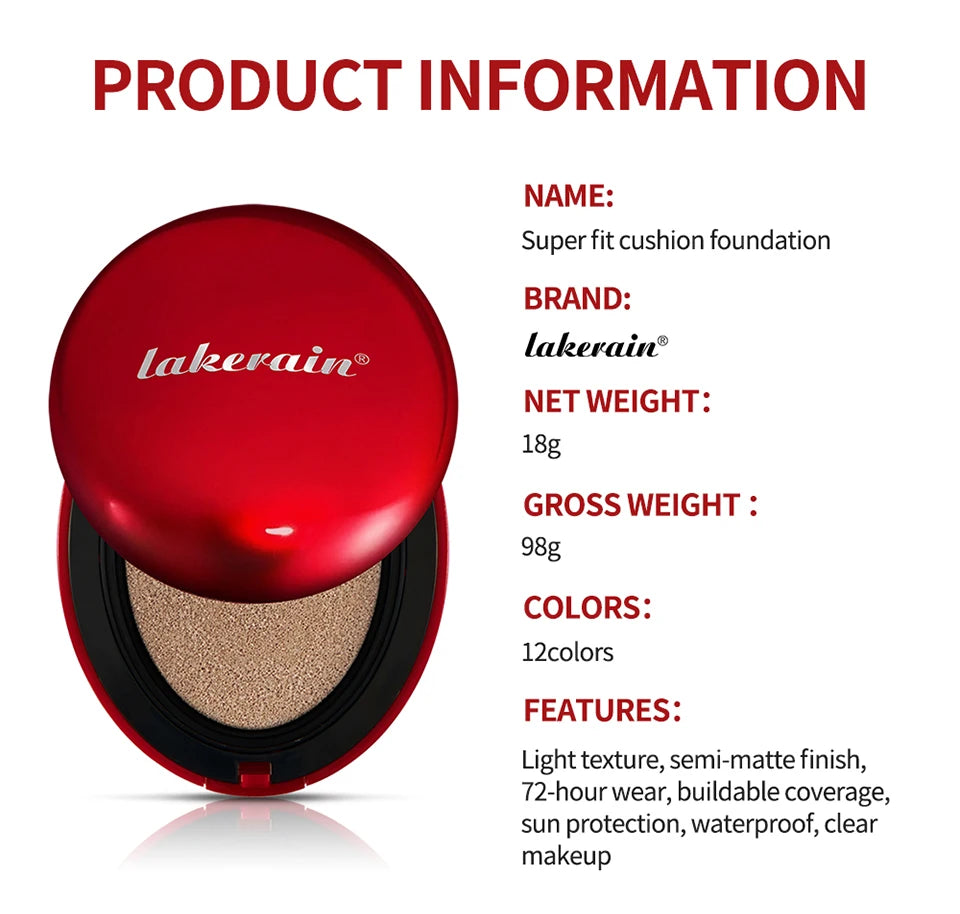 Waterproof Air Cushion Foundation for Flawless Coverage - 15