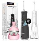 Portable Electric Water Flosser and Scalp Massager Set