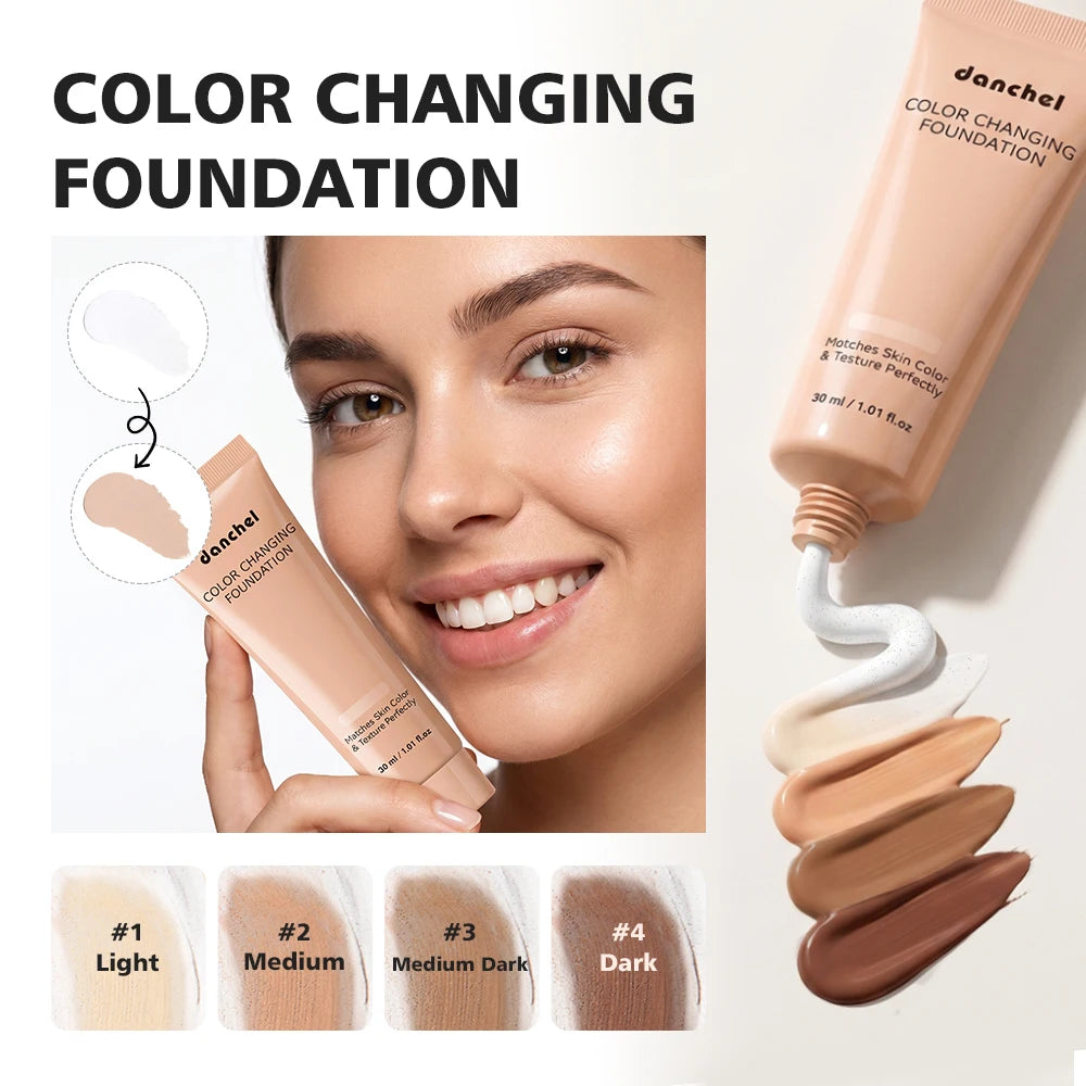 Color-Changing Liquid Foundation for Flawless Skin Tone