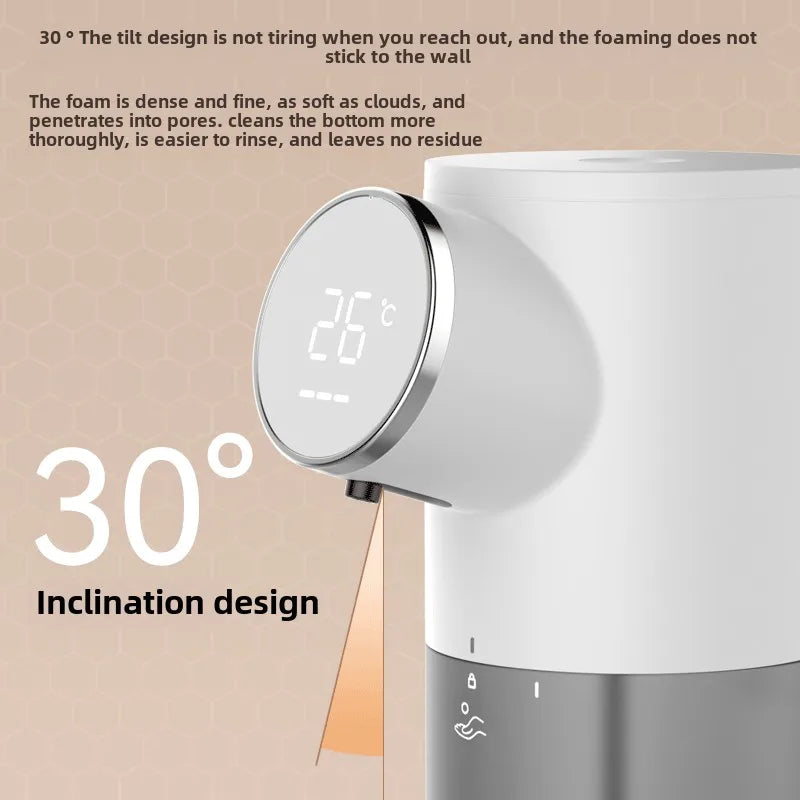 Automatic Touchless Soap Dispenser with Temperature Display - 3