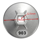 74mm 14-Flute Oil Filter Wrench Socket Tool