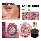 Spherical Powder Bead Blush for Natural Glowing Makeup