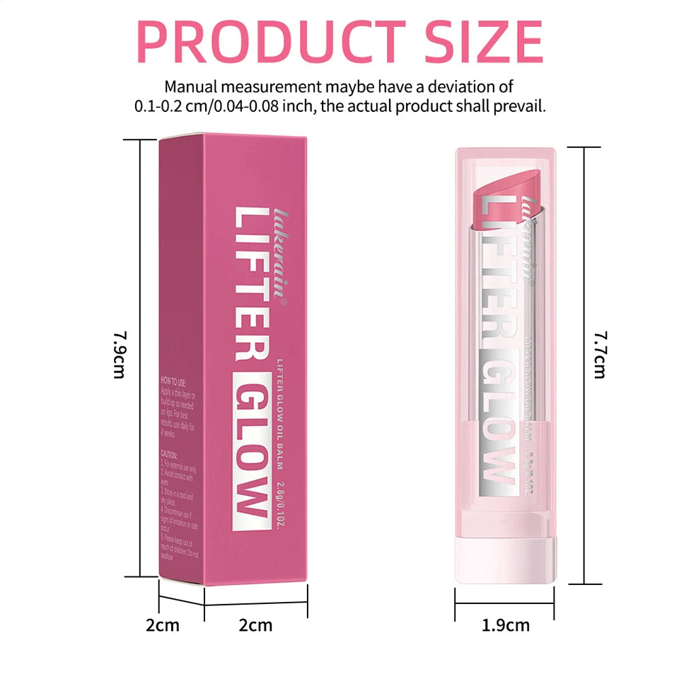 Hydrating Glow Lip Balm for Glossy Plump Lips