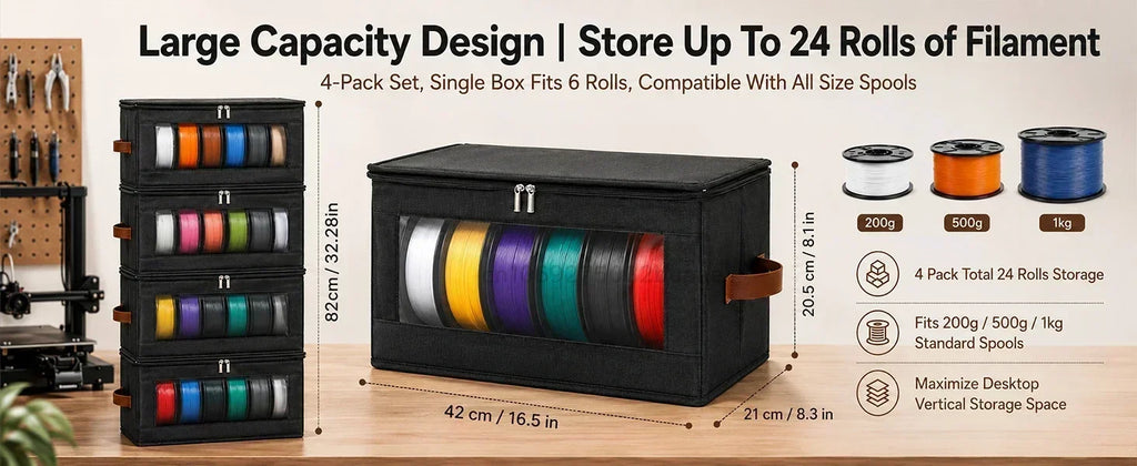 Dustproof 3D Printer Filament Storage Organizer Bag