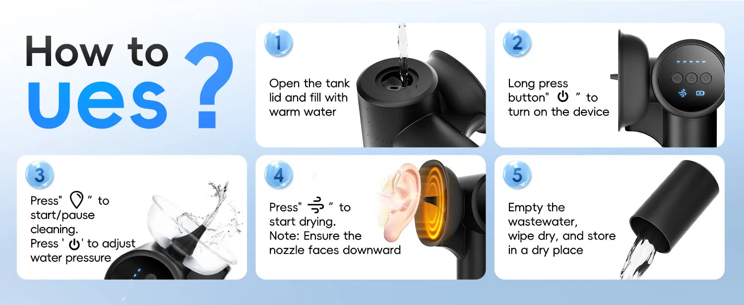 Electric Ear Wax Removal Irrigation System - 16