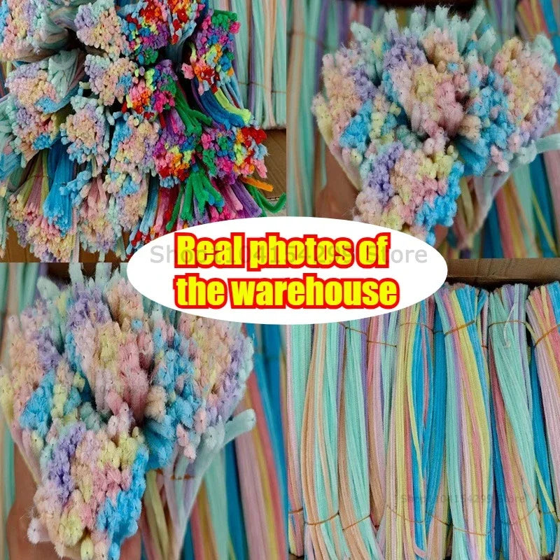 Colorful Chenille Stems for DIY Crafts and Handmade Art