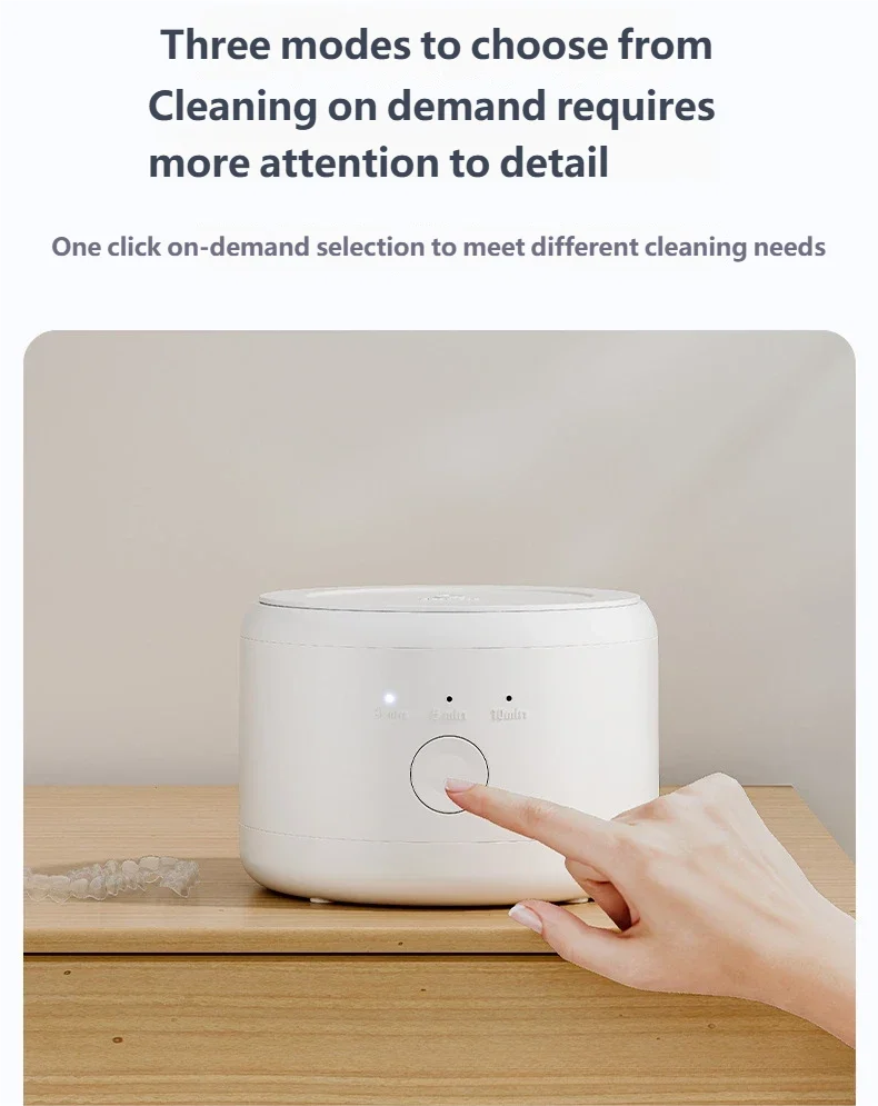 Portable Ultrasonic Denture and Retainer Cleaner - 13