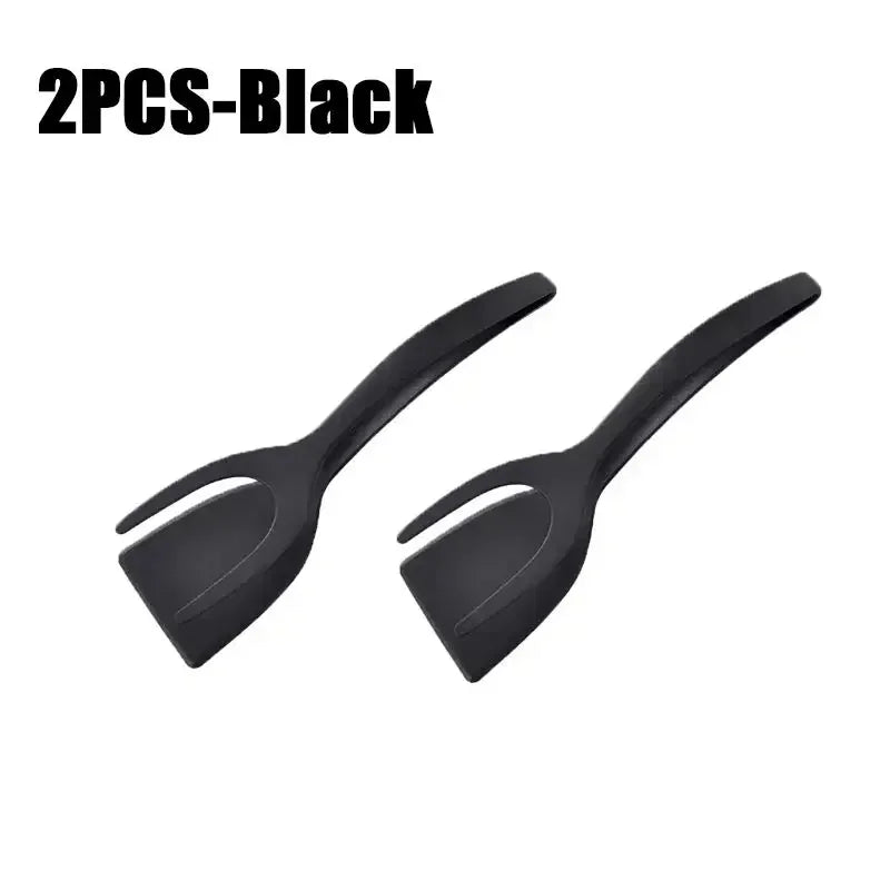 2-in-1 Non-Stick Spatula and Kitchen Tongs for Cooking - 25