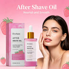 Strawberry Scented Soothing After Shave Oil for Hair Removal