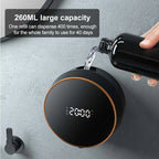 Automatic Touchless Foam Soap Dispenser with Temperature Display