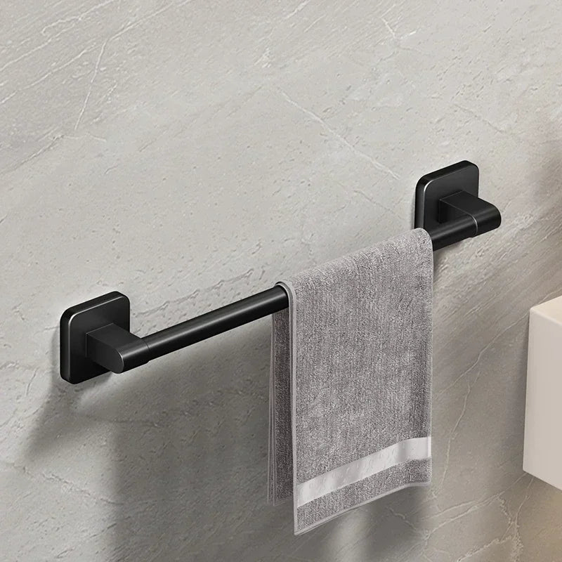 Wall Mounted Adhesive Towel Rack for Bathroom and Kitchen