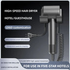 Wall-Mounted Ionic Hair Dryer for Home and Bathroom