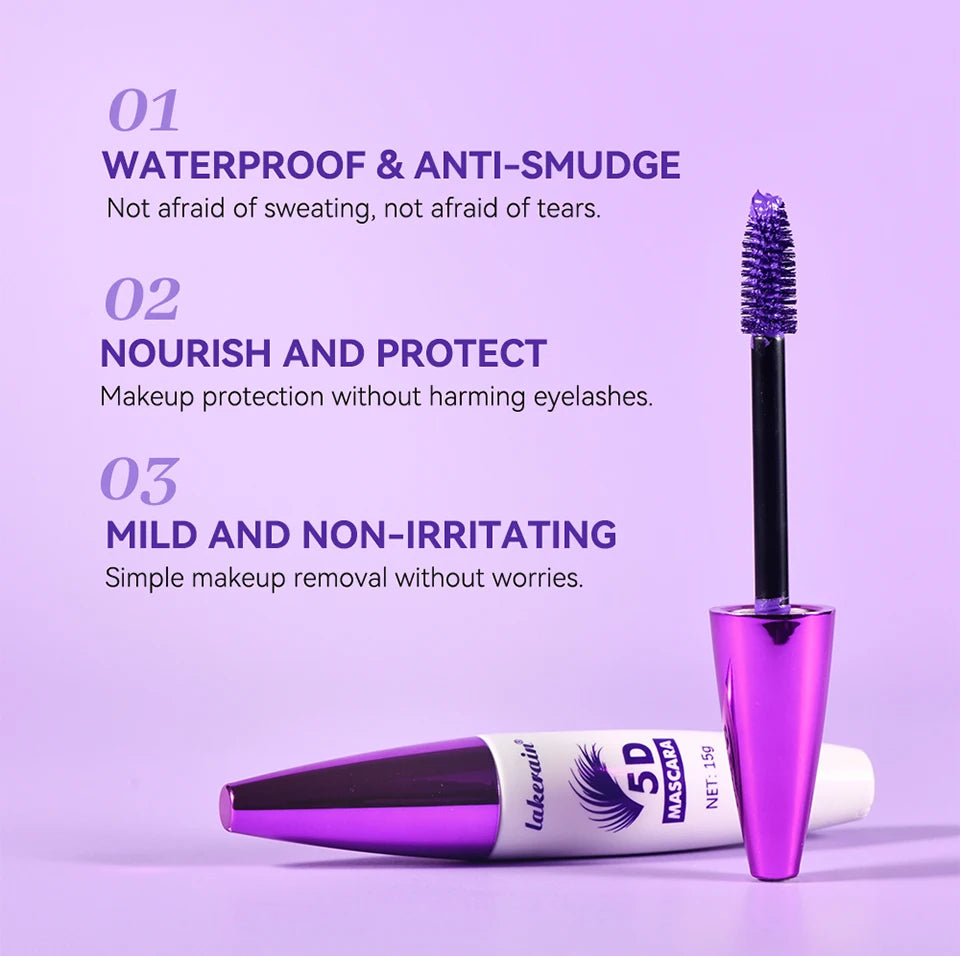 5D Waterproof Lengthening and Volumizing Mascara - 8